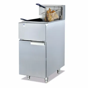 

Vertical Gas Temperature Controlled Gas Cooking Chicken Potato KFC Fryer