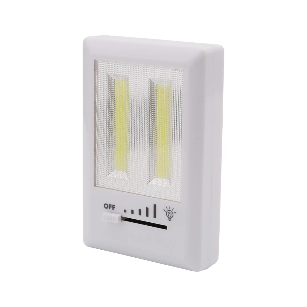 Магнитный мини COB светодиодный беспроводной свет переключатель настенный ночной Светильник s работающий от батареи кухонный шкаф для гаража, для шкафа, походная лампа