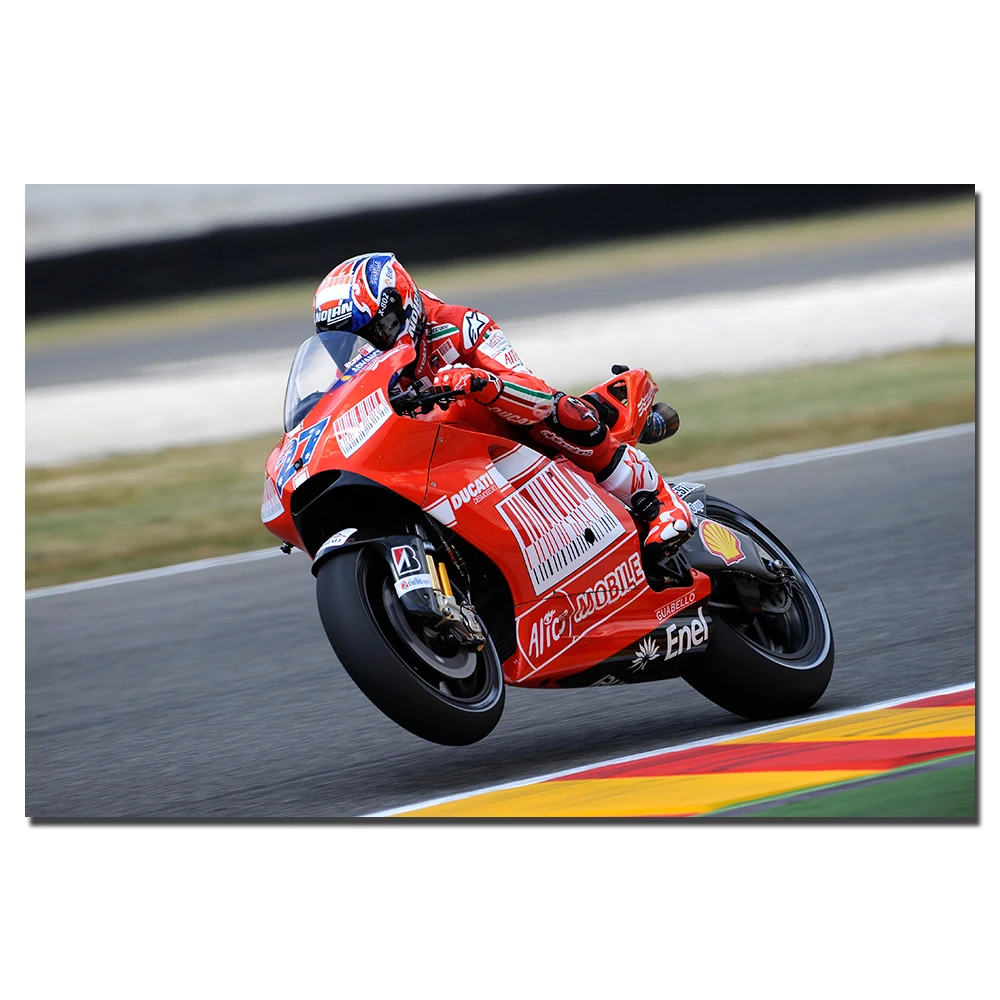 Ducati гоночный мотоцикл плакат холст картины настенные художественные рисунки