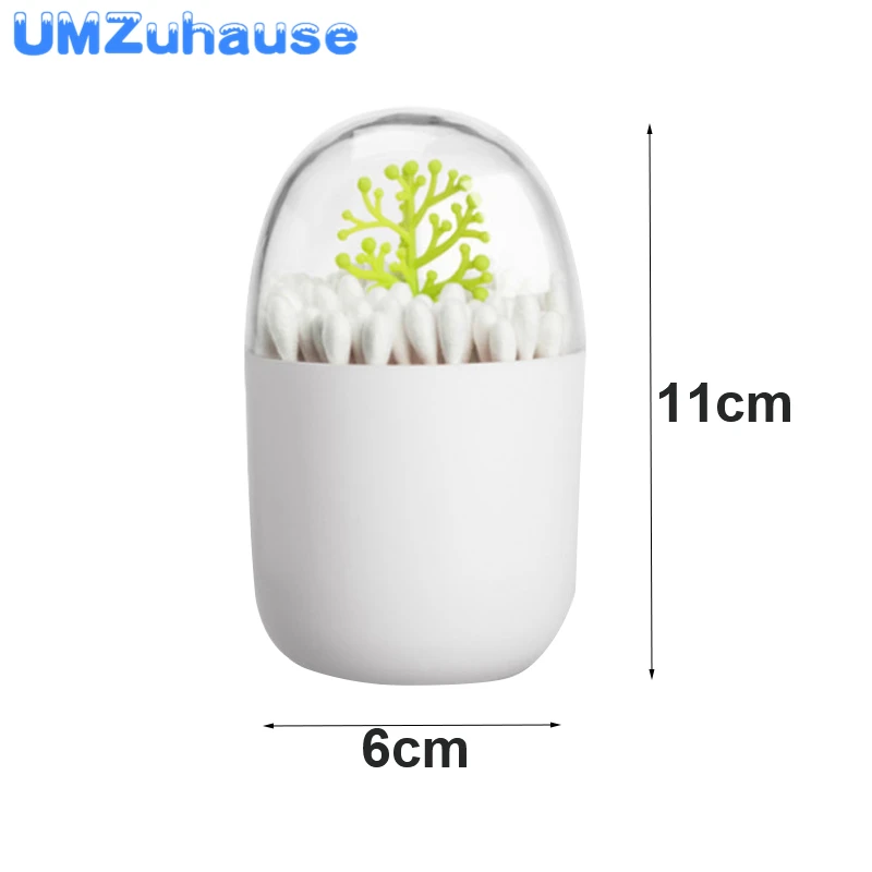 Симпатичные зубочистки ватный тампон бутон коробки для хранения животных Олень Дерево декор стол Домашний Органайзер Пластиковый специальный Анти-пыль Организации