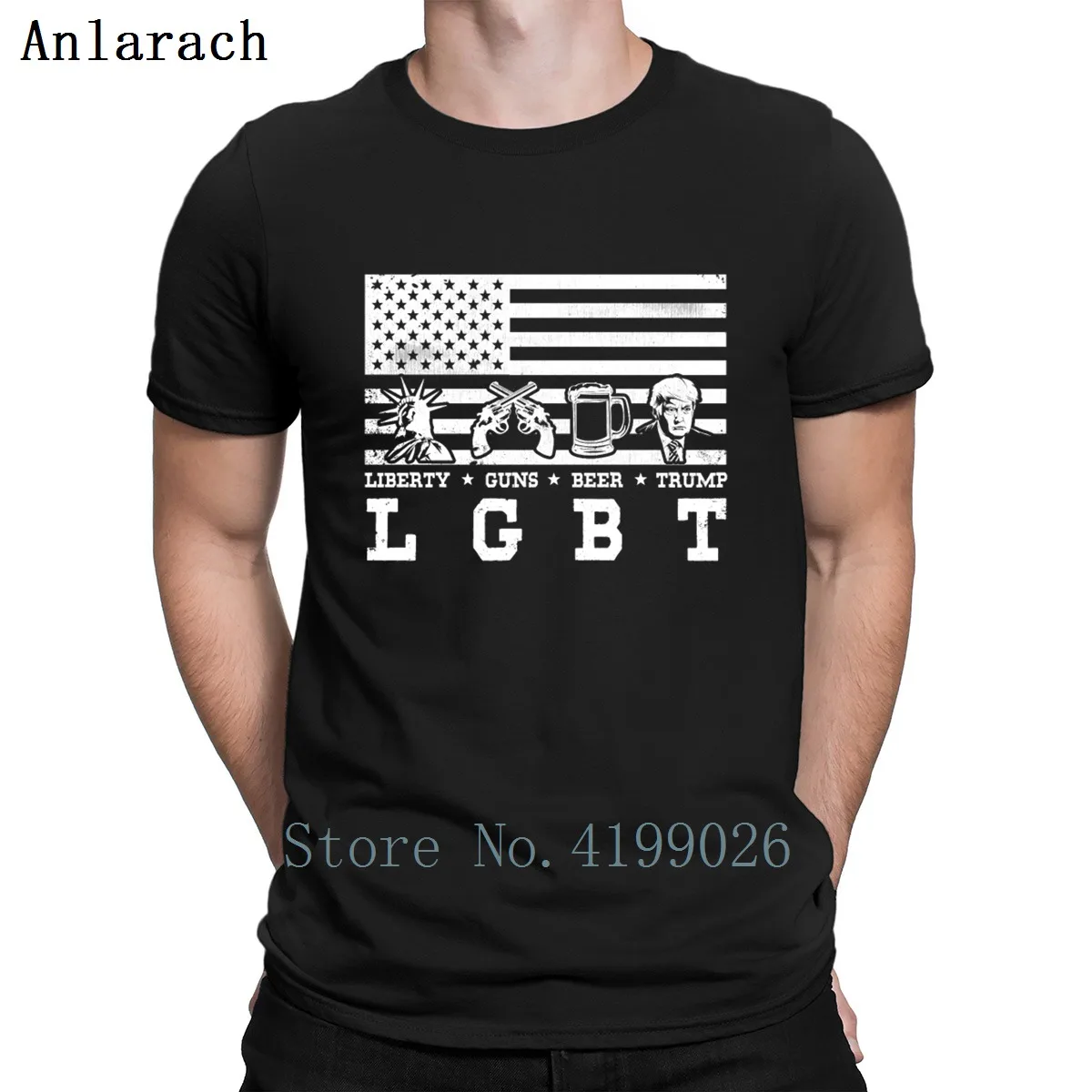 

Lgbt Liberty Guns Beer Trump T Shirt Cotton Pattern Spring Autumn Hiphop Fitness Clothing Fitted Classical Customize Famous