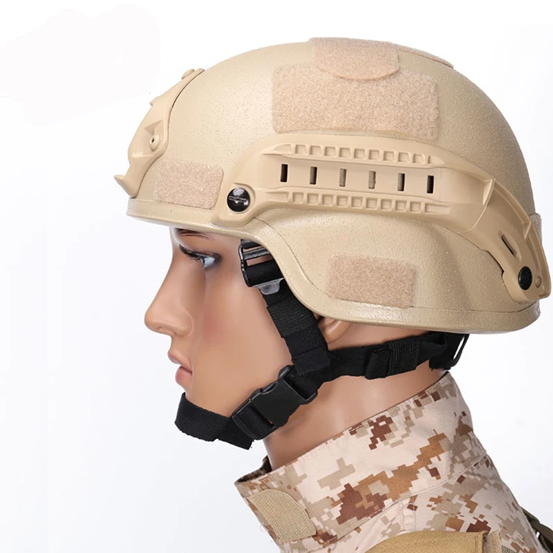 Capacete tático militar de paintball airsoft, com