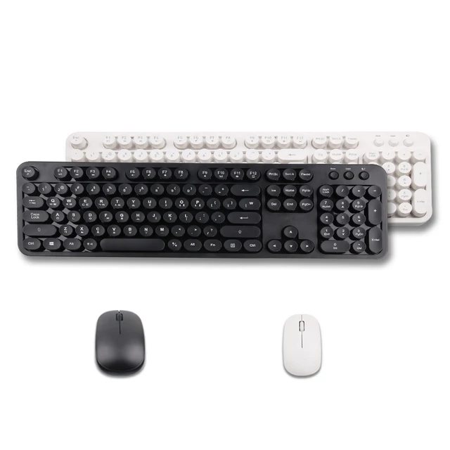 Special Price Clearance! Sago wireless keyboard+mouse combo 2.4G office Keyboard Mice gaming keyboard with Russian for Laptop/Mac/PC Computer