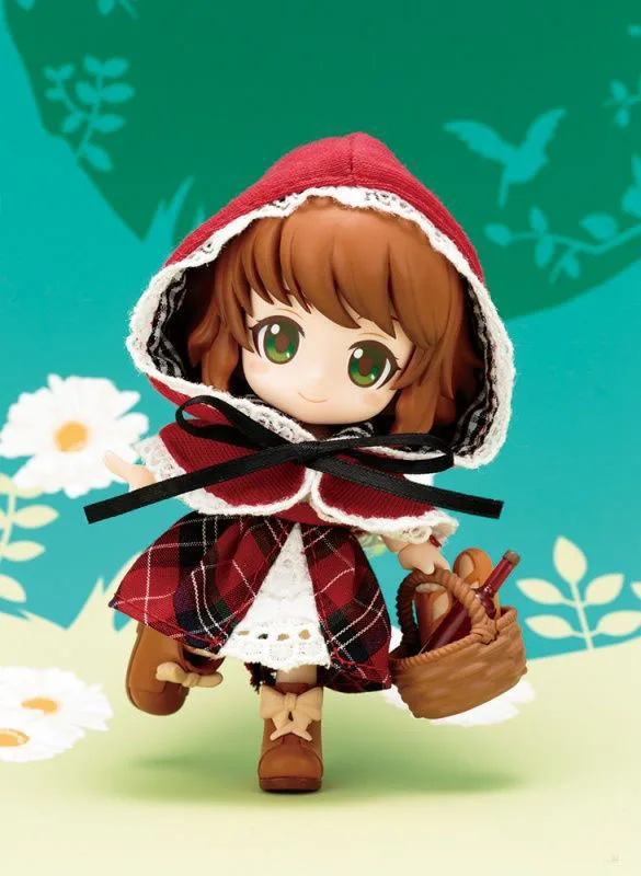 

10CM Little Red Riding Hood Cu-poche movable Nendoroid action figure collectible model toys for girls