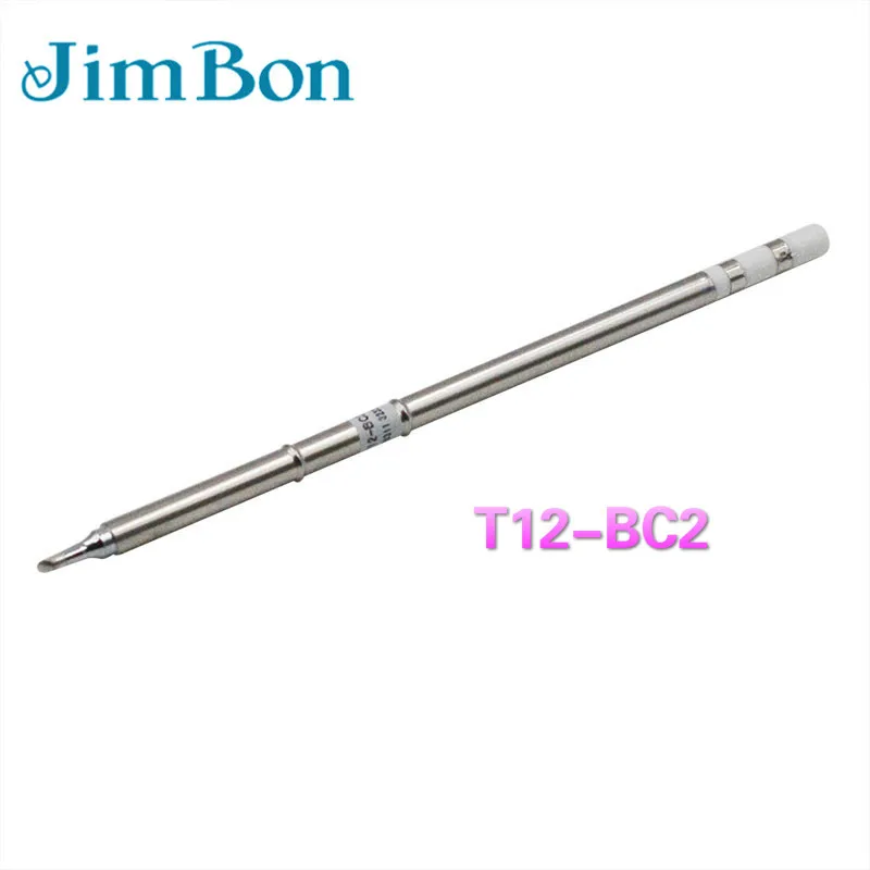 

JimBon 1PC T12-BC2 Solder Soldering Iron Tips T12 series Iron Tip For Hakko FX951 STC FX952 OLED Soldering Station