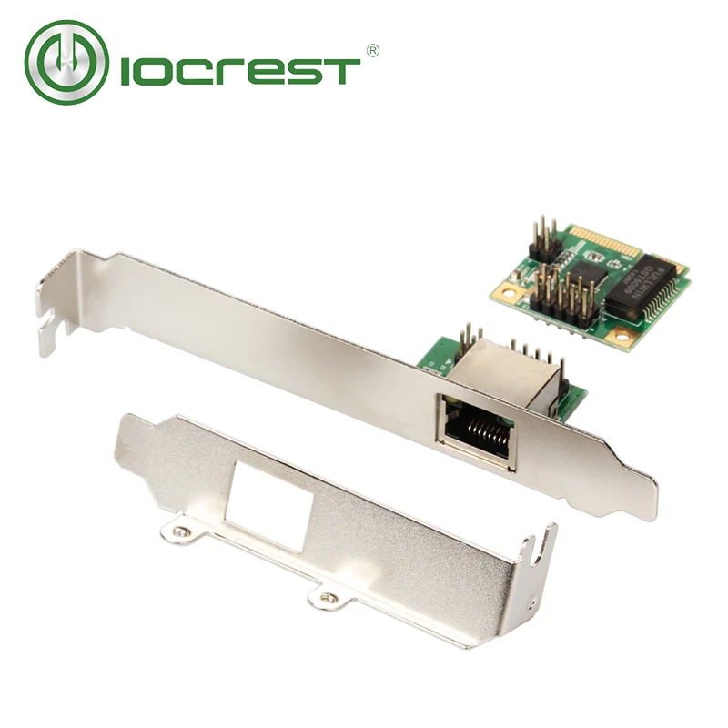 PCIe мини PCI-Express Gigabit Ethernet RJ45 Порты и разъёмы адаптер 10/100/1000 Base-T сетевой контроллер