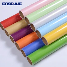 Водонепроницаемый ПВХ сплошной цвет стикер шкаф декоративные обои самоклеющиеся классический ТВ шкаф настольная мебель стикер на стену