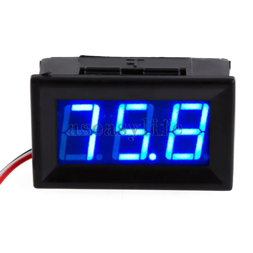 Free Shipping New DC 0 10V 0.56 Inches Blue LED Voltage Display Digital