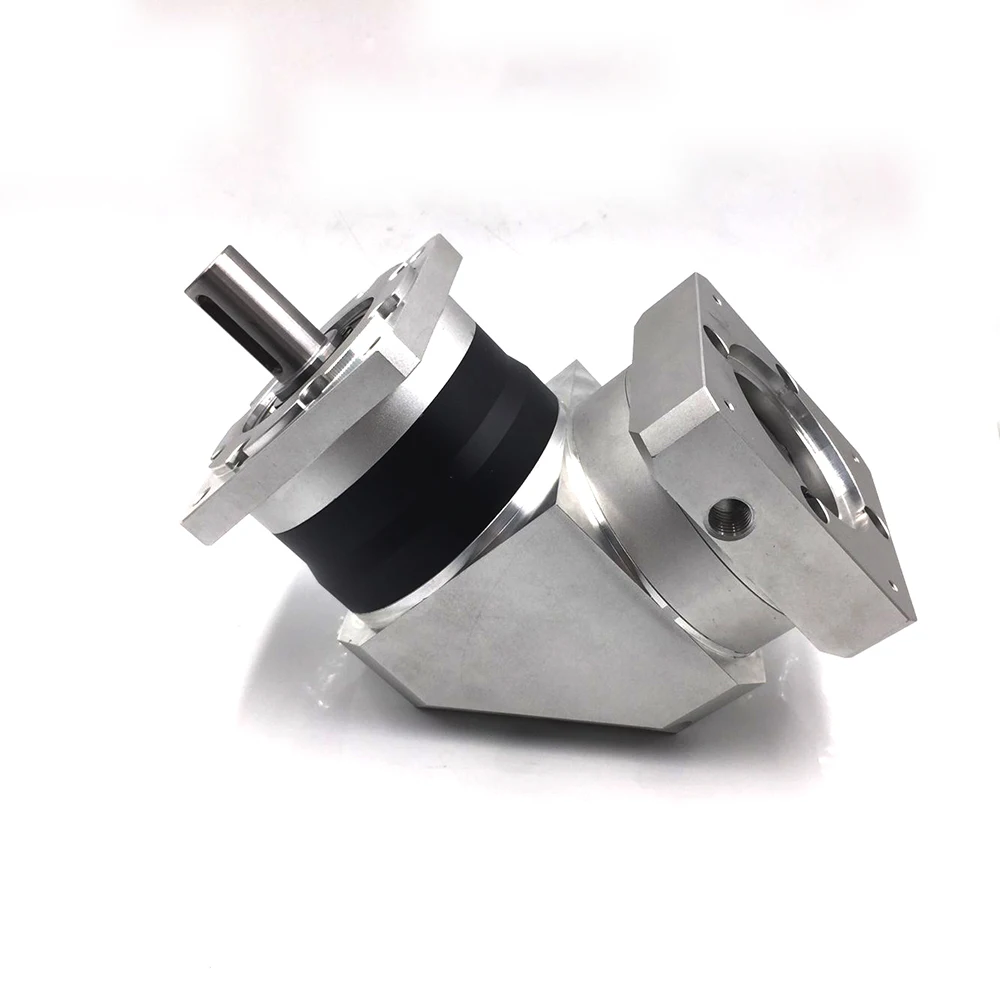 Supply Right Angle Servo Speed Reducer Ratio 4 5 7 10:1 3500rpm 90mm Planetary gearbox reducerfor NEMA36 Servo Motor