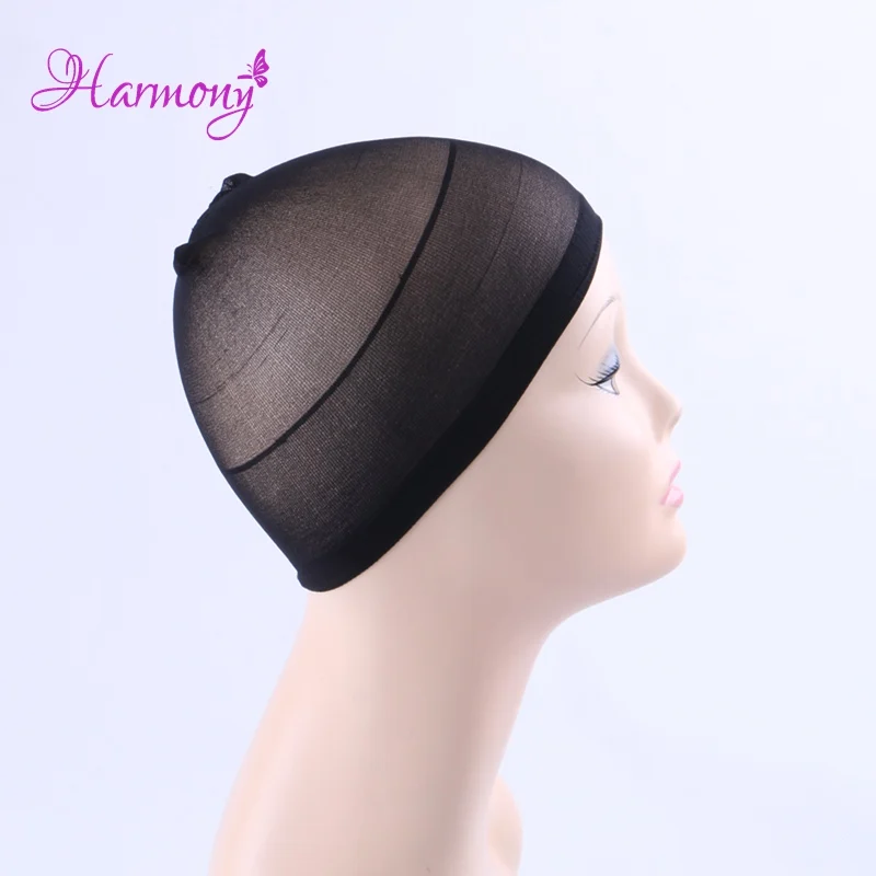 50pcs NEW Deluxe Dream Black Color Wig Cap Stretchable Elastic Hair Net Snood Wig Cap Hairnet Hair Mesh 3 colors