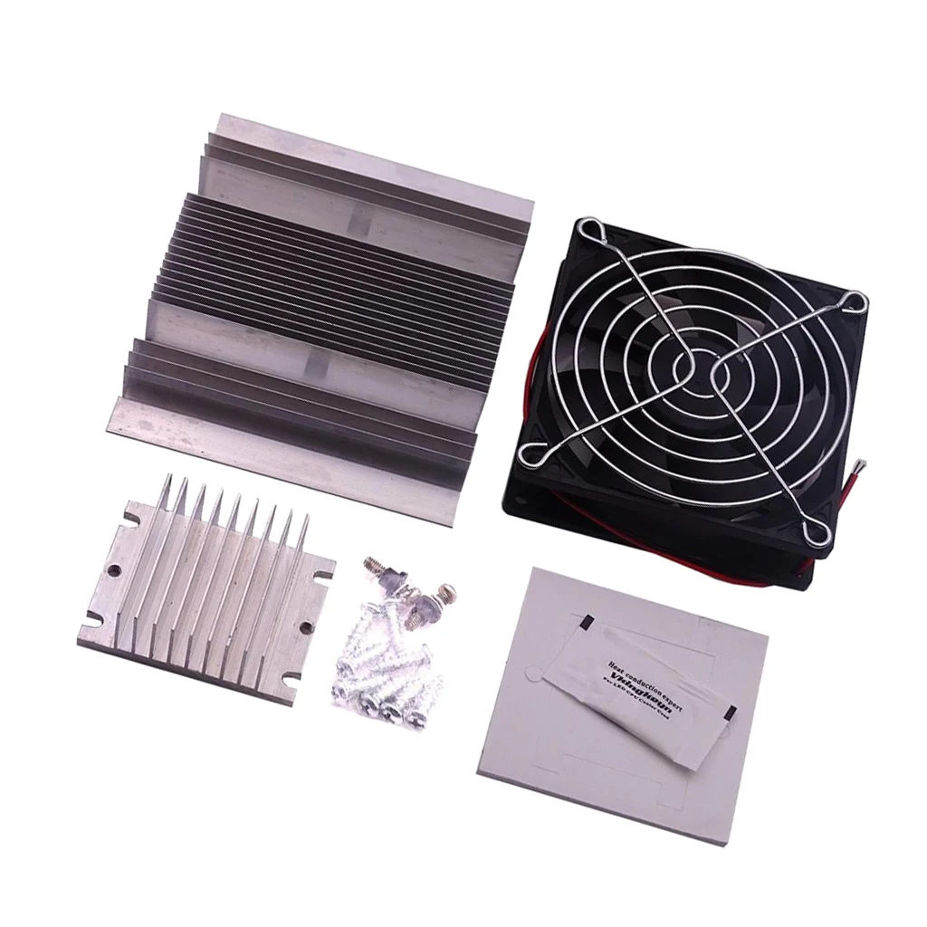 DIY Thermoelectric Refrigeration Semiconductor Cooling System Cooler Fan Kit