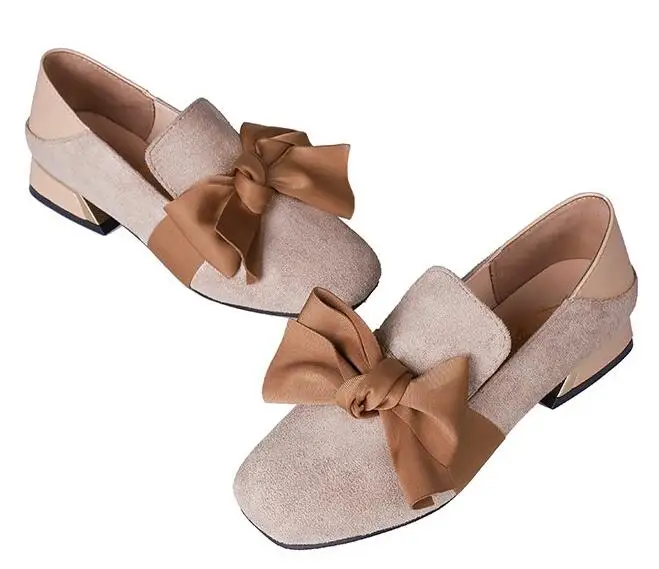 Papillon Rond Noir Glissent Talons Bowknot Sur Casual Nouveau Avec Métal Chaussures E515 Bas À Bout Femmes Pantoufles Mode khaki noeud P4pwqUv