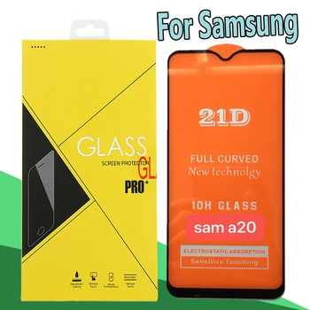 

1000pcs Full Glue 21D Screen Protector Tempered Glass For Samsung Galaxy A01 A11 A21 A31 A41 A51 A61 A71 A81 A91 M21 M31 Box