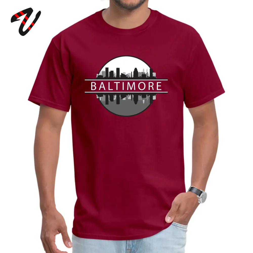 Футболка Baltimore Мэриленд для мужчин, футболки с круглым вырезом, осенняя футболка, хакуна матата, Новое поступление, Забавные топы, футболки для всей семьи