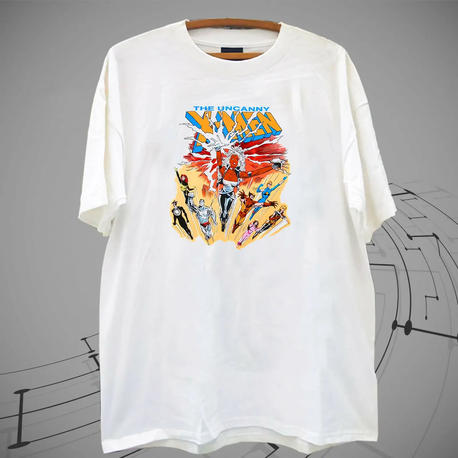 

New !! VTG vtg 80s 1988 The Uncanny X-MEN White T Shirt Tee New Tops 2019 Print Letters Men T-Shirt