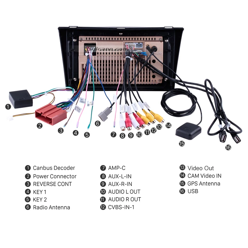 Seicane 9 inch Android 7.1/8.1 GPS Navigation Car Radio Player for 2004-2009 Mazda 3 with Bluetooth WIFI  Mirror Link OBD2