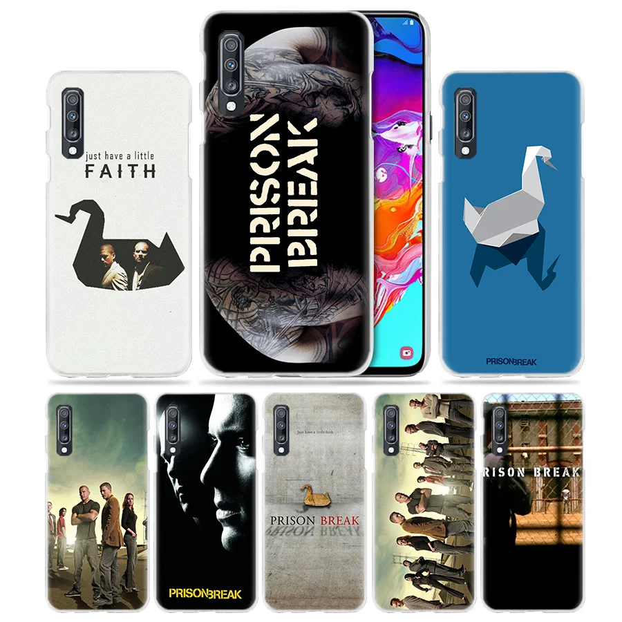 

Prison Break Case for Samsung Galaxy A50 A70 A20e A40 A30 A20 A10 A8 A6 Plus A9 A7 2018 Luxury Hard Clear PC Phone Coque Cover