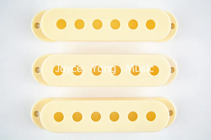 

Niko Aged White Single Coil Pick up Covers For Fender Strat Style Electric Guitar Free Shipping Wholesales