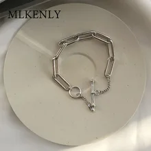 925 пробы серебряные браслеты классические браслеты-Цепочки Браслеты Дружбы свадебный подарок