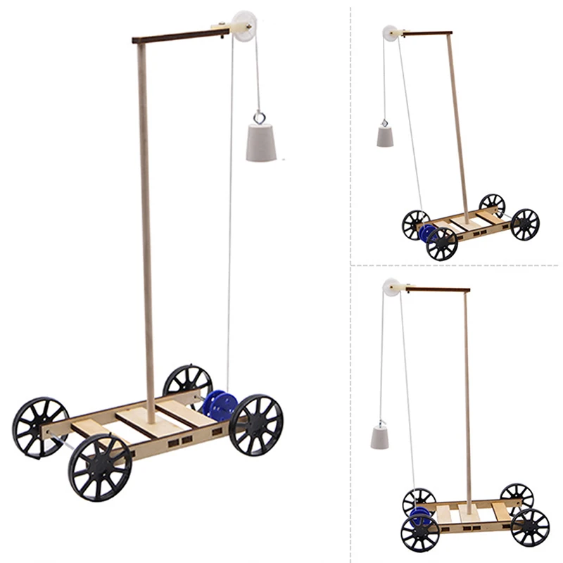 Hot Log Color Gravity Car Hand assembled Scientific Experiment Funny