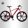 Love Freedom-Bicicleta de Montaña de 21 velocidades, de acero al carbono y 26 pulgadas, doble freno de disco, con amortiguación de velocidad de una rueda, para hombre y mujer ► Foto 3/6