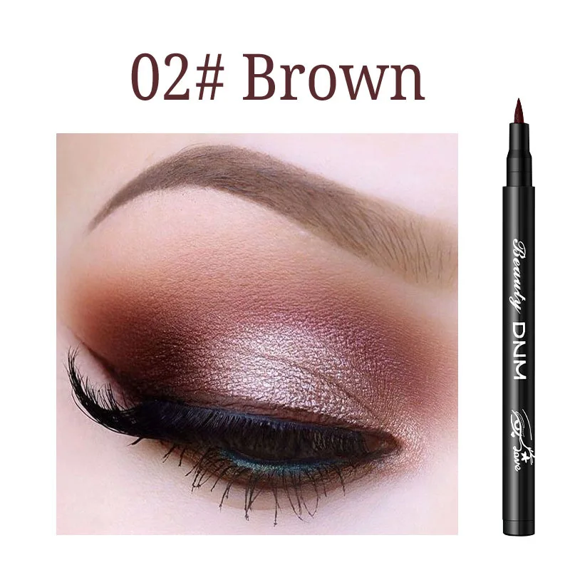 Hot 12 Color Matte Eyeliner Liquid Pencil Waterproof Make Up Eye Liner Black Blue Red Green Brown Matte Liners Eyes Makeup - Цвет: 02 Color