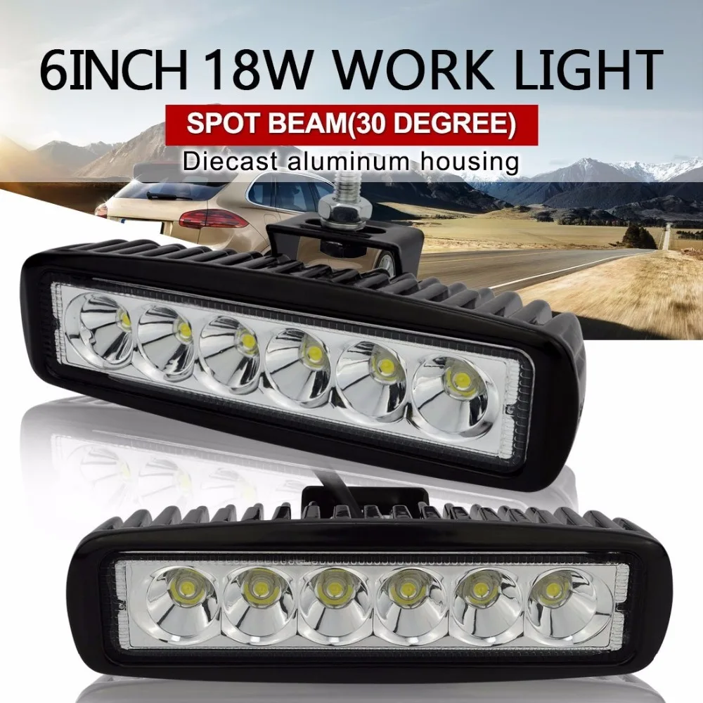 9-32V 6inch 18W Mini LED Auto Work Light Bar - China LED Work Lamp, Offroad  Light