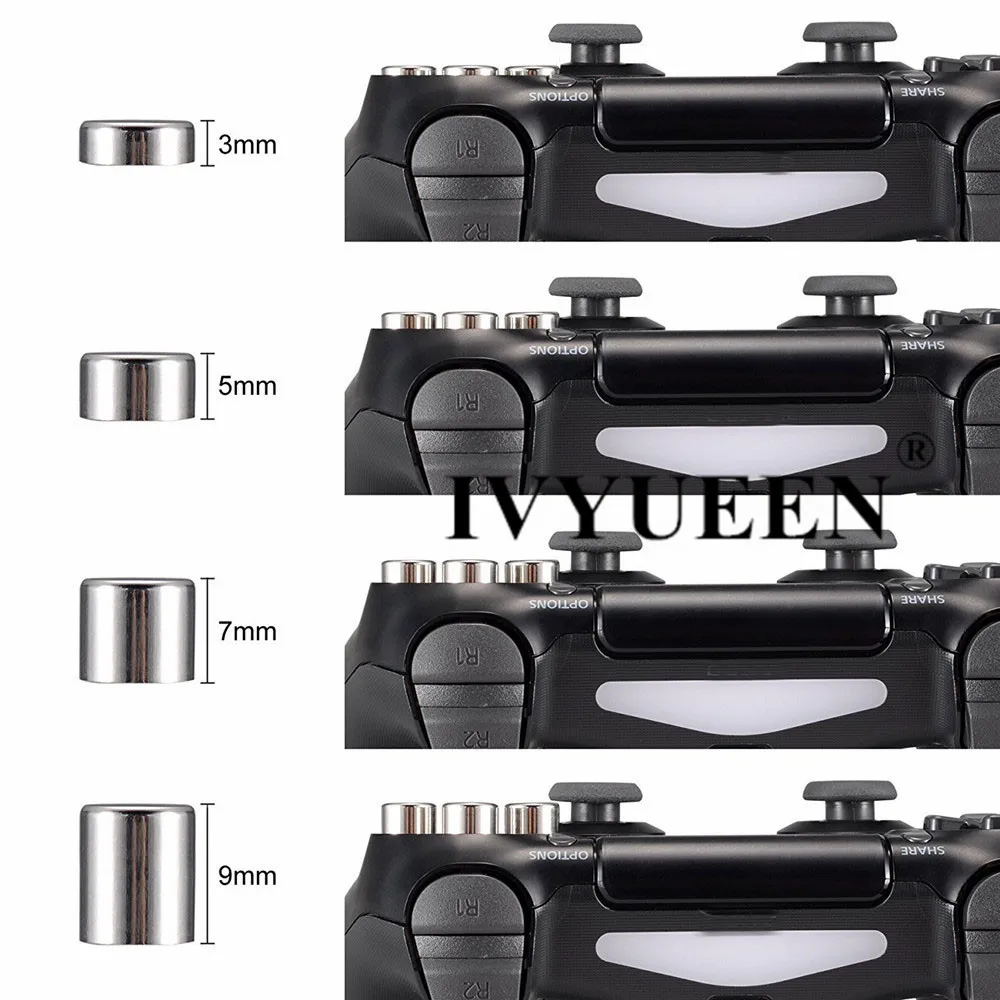 Магнитная вспышка IVYUEEN для Dualshock 4 Playstation PS4 Pro тонкий контроллер аналоговые стики