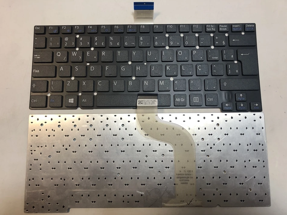 Бразильская Клавиатура для ноутбука sony vaio T13 SVT13 SVT 13 T14 SVT14 14 Black No Frame BR