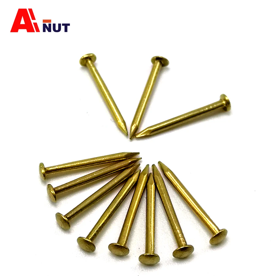 Buy M2 Brass nail , DIY anti rust 2mm nail , barss