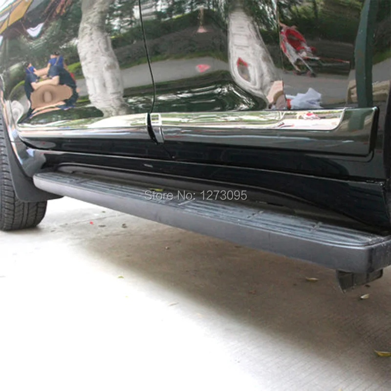 Chrome Black Silver Side Door Body Molding Trim Cover Scuff Strip for