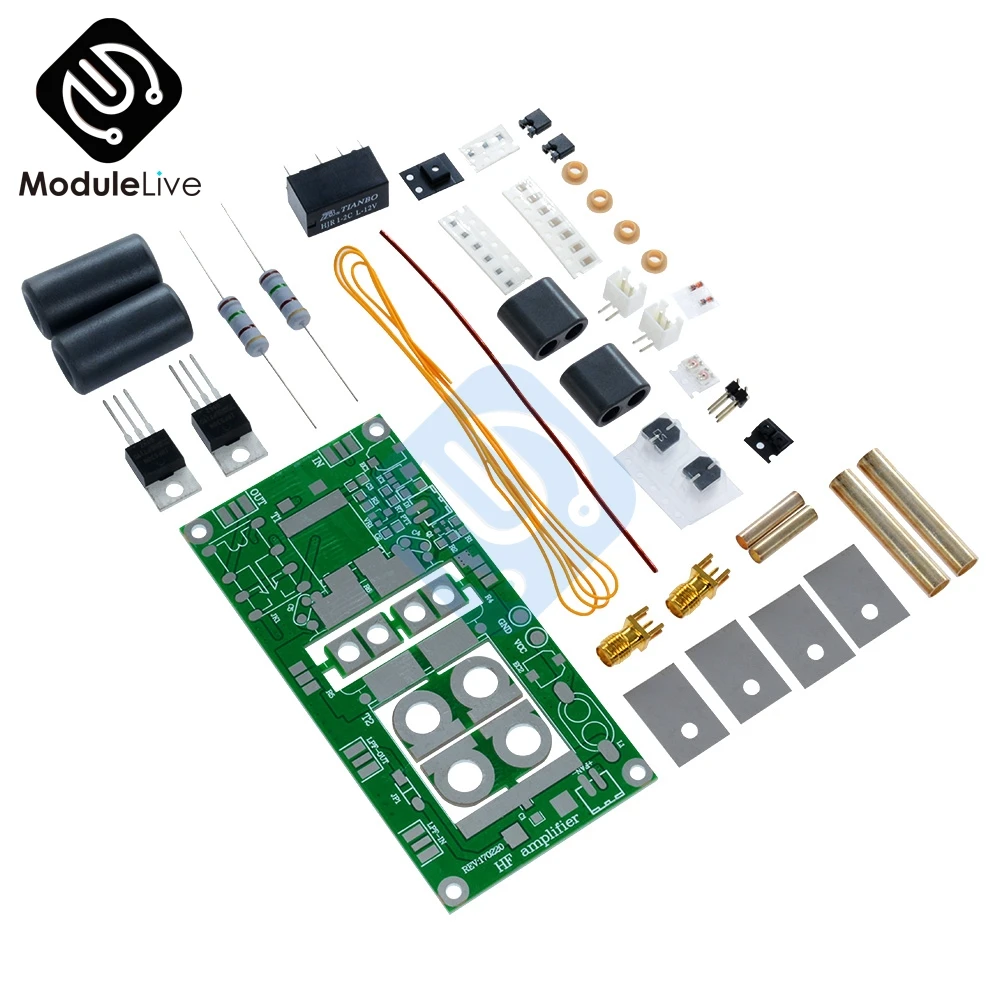 70 Вт SSB Линейный Усилитель Мощности HF для FT-817 KX3 Ham Радио 13,8 В блок питания DIY комплекты