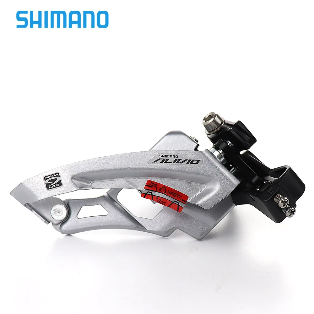 

SHIMANO ALIVIO FD-M4000-M 3x9 speed SIDE SWING Front Derailleur Median clamp ring The Angle of the back fork 66-69