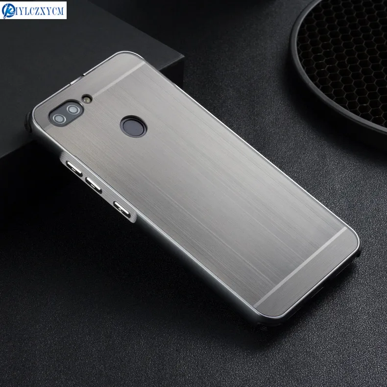KIYLCZXYCM Armor Brushed Plating Aluminum Metal Bumper Phone Back Cover For ASUS ZenFone Max Plus M1 ZB570TL X018D Case Coque | Мобильные
