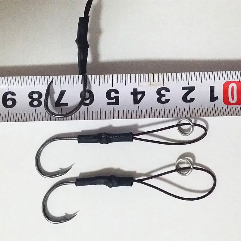 

fishing rope jigging hook Antiseptic black hook boat fishing hooks high strong line free shipping