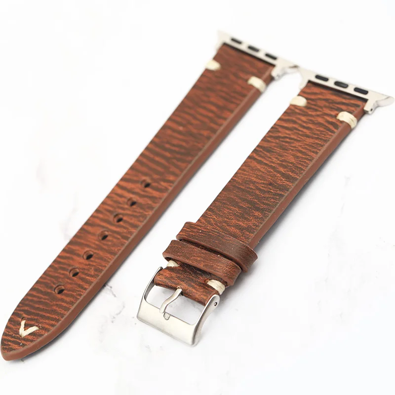 Plus strap Suitable For Men and Women38 42mm  Apple Waterproof Watch strap Retro Creative Apple Watch band