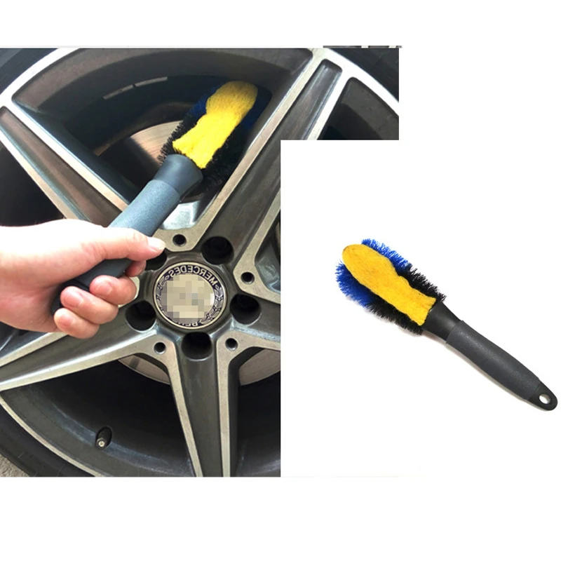 New Car Cleaning Wash Wheel Brush Sponge Sandwich Design Car Tire Wheel