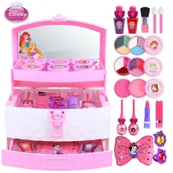 Disney ролевые игры красота модные игрушечные лошадки Замороженные Детская косметика принцесса игрушка Макияж box set игрушечная посуда подарок