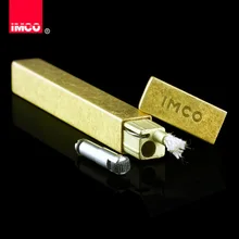 2018 New Genuine IMCO Lighter Delicacy Mini Slim Lighter Original Oil Gasoline Cigarette Lighter Cigar Fire Pure Copper Petrol 2018 New Genuine IMCO Lighter Delicacy Mini Slim Lighter Original Oil Gasoline Cigarette Lighter Cigar Fire Pure Copper Petrol