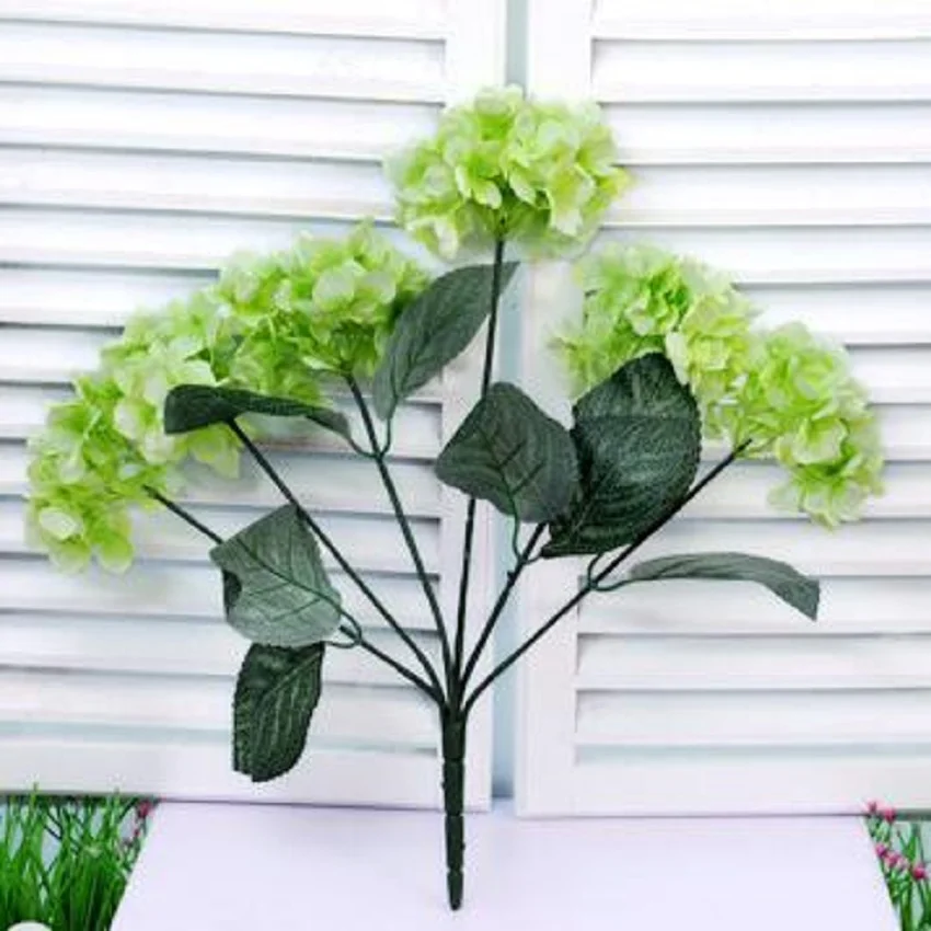 

Artificial simulation plant hydrangea flower cloth Wedding bouquet Celebration layout venue fake artificial Potted bonsai