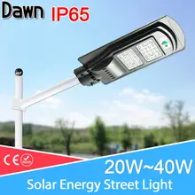 Солнечный светодиодный уличный свет 20 Вт 40 Вт для домашний садовый забор PIR датчик движения обнаружения настенные лампы на солнечной батарее водонепроницаемый светодиодный свет на открытом воздухе