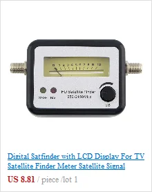 DVB-T Finder цифровая антенна наземная телевизионная антенна сигнал мощность измеритель прочности указатель ТВ приемные системы с компасом