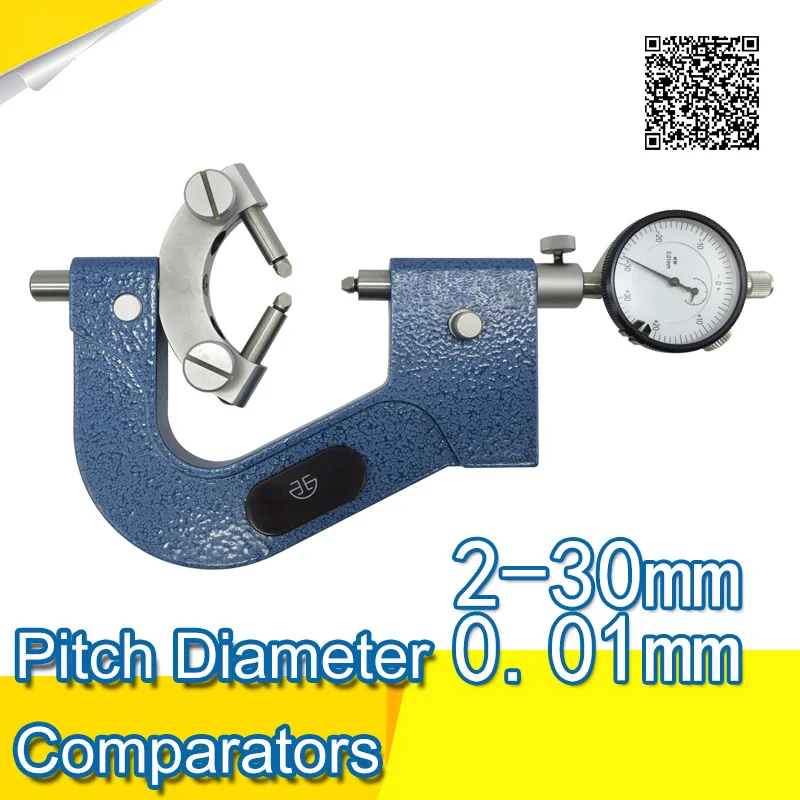 pitch diameter comparator M2 30 0.01mm dial indicator in Dial