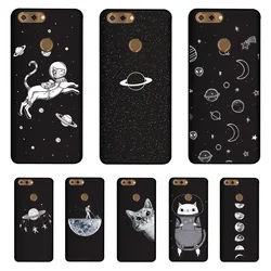 На Алиэкспресс купить чехол для смартфона pensen soft tpu 5.45дюйм. for zte blade v9 vita case cover matte painting phone cases for zte v9 vita flower cute space cat coque