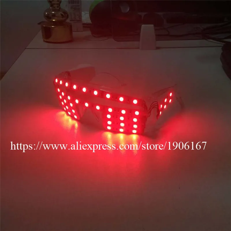 Free shipping LED Glasses, Laser Glasses For Nightclub Nerformers Party Dancing Glowing Spiderman Mask Glasses03