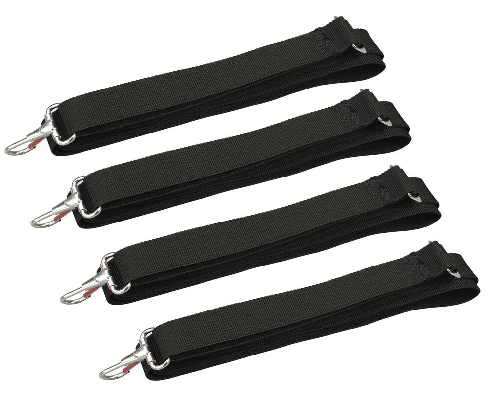 4 pcs BIMINI TOP STRAPS SEACHOICE BLACK 50 78811 BOAT CANVAS STRAPS BOATINGMALLin Chains from