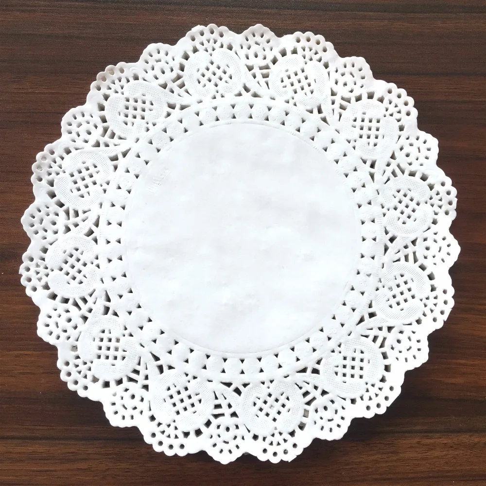 100pcs Paper Doilies, 6.5 Inch Lace Paper Doilies, Disposable Paper