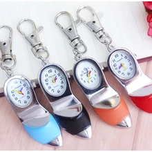 Милое голубое Кристальное отделение для обуви брелок с часами для девушек хорошее качество леди ребенок серебряное зеркало fob часы