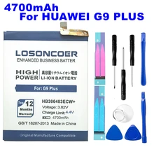 LOSONCOER 4700 mAh HB386483ECW+ аккумулятор для Huawei maimang 5 G9 Plus MLA-AL00 MLA-AL10 Honor 6X G9Plus аккумулятор для телефона