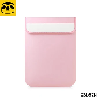 

ESLOTH Pink Soft Case Bag Portable Pouch Cover 11.6 12 13.3 14 15.4 inch Laptop Ultrabook Computer For Macbook Air Pro Retina